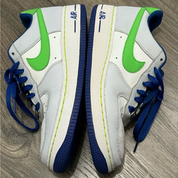 Nike AF1 “slime green” sz 5.5 Y - Picture 4 of 6